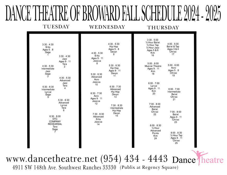 Broward Schedule